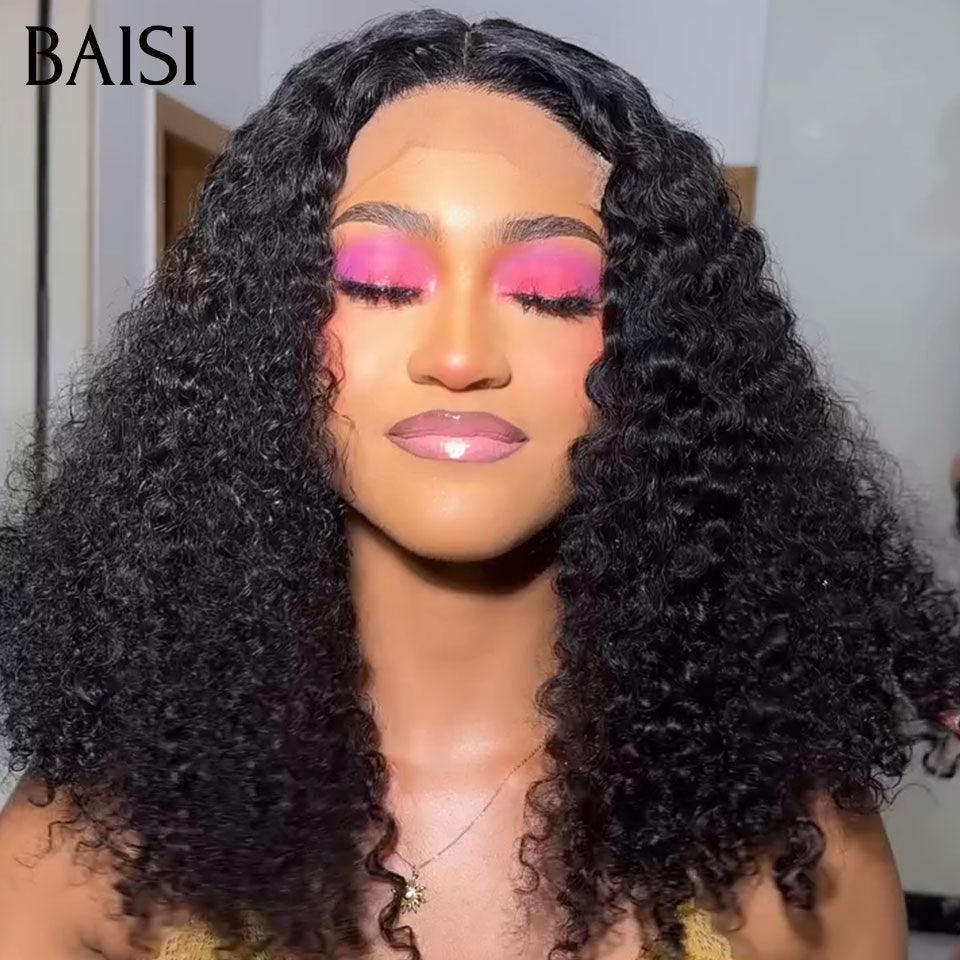 BAISI  4 Perruques pour revendre 498€ curly wave 18 pouces en couleur NOIR et Marron et lisse 10 Pouces NOIR et lisse 8 pouces rose en 100% vrais cheveux humains
