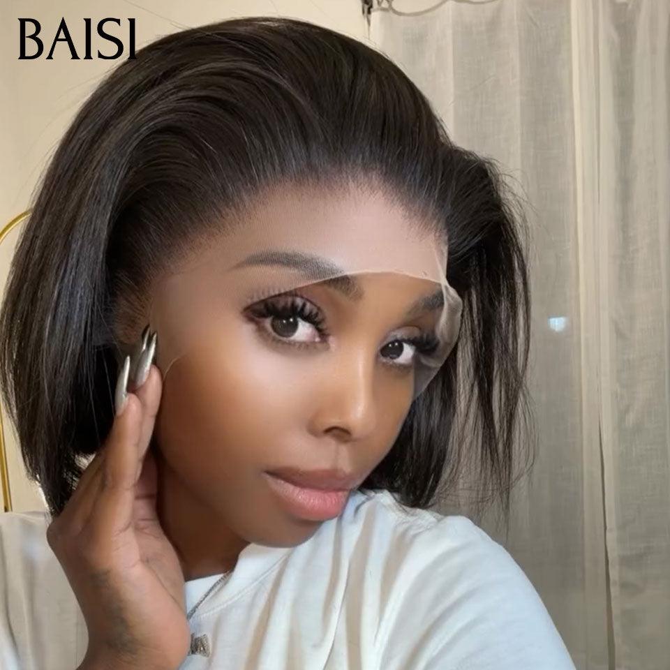BAISI  4 Perruques pour revendre 349€ 4 Bob lisse et egg wave en 100% vrais cheveux humains