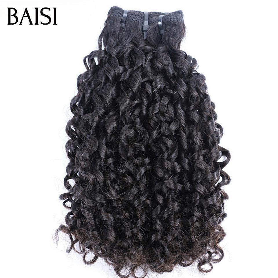 BAISI 12A Tissage Mèche 3 boules water wave noir En 100% Cheveux Humains