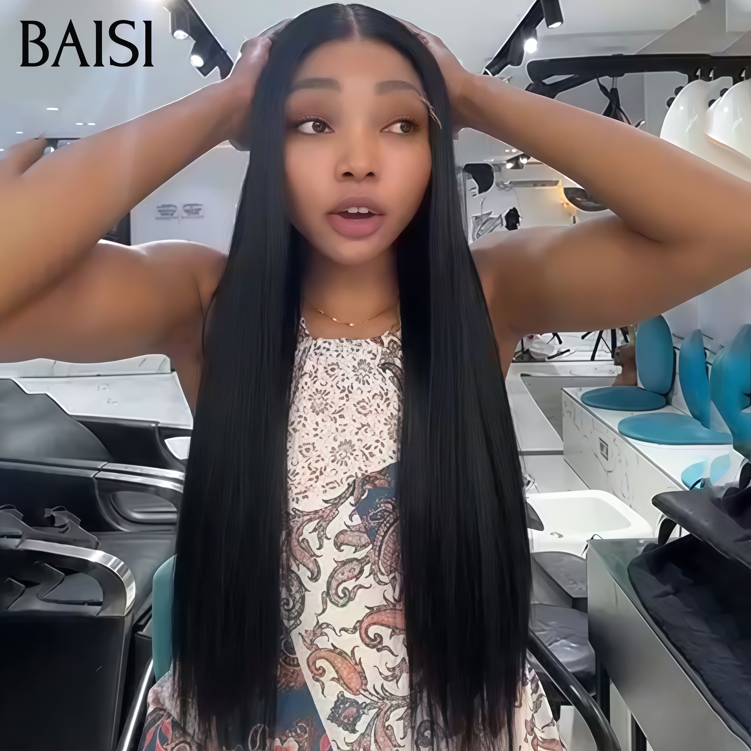 BAISI 4x4 lace closure Lisse 20 Pouces ou 3 Perruques 450€ en 100% vrais cheveux humains