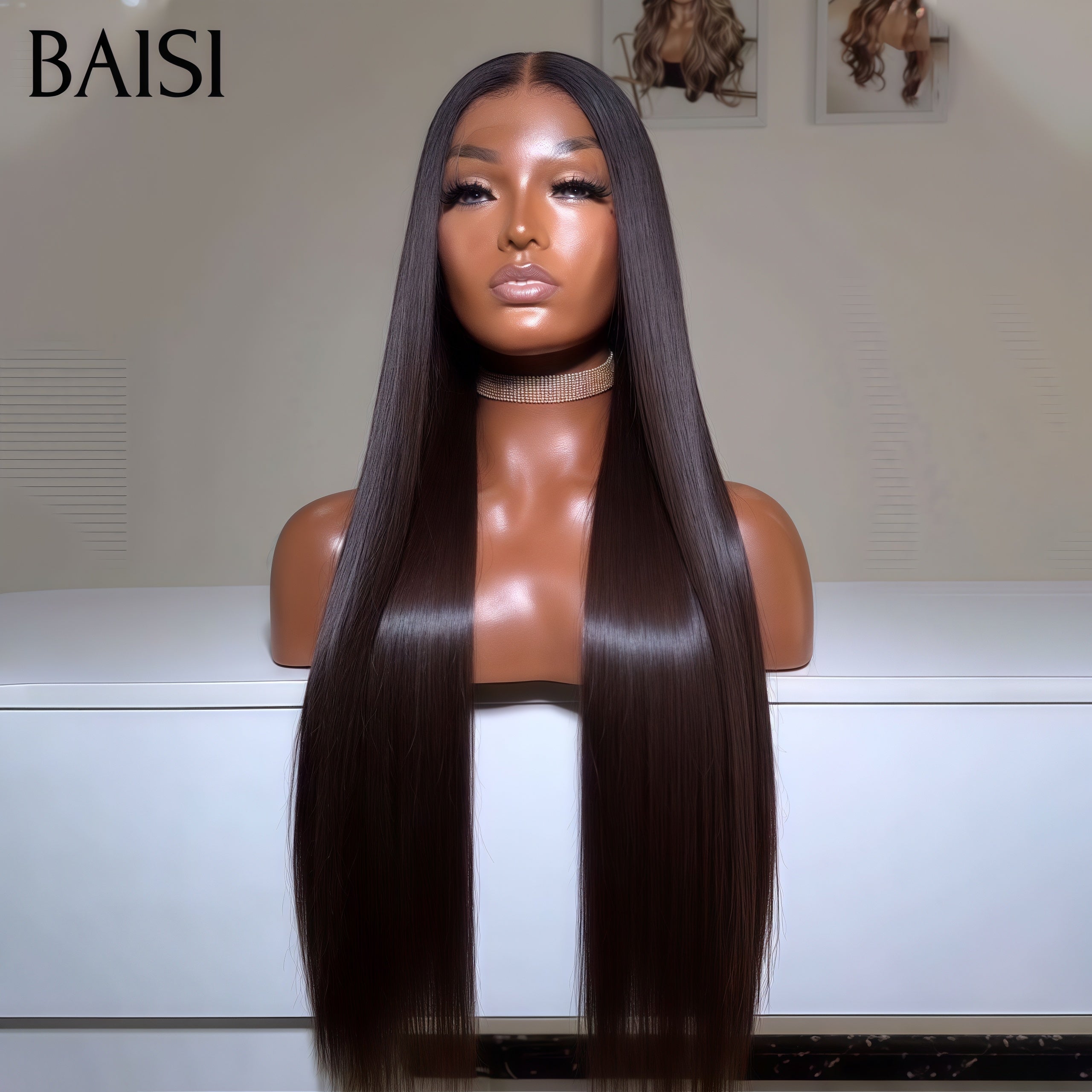 BAISI 4X4 lace closure Lisse 22 Pouces 129€ ou 3 Perruques double drawn 480€ en 100% vrais cheveux humains