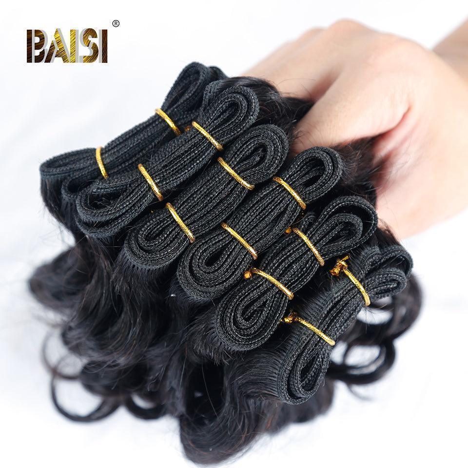 BAISI 6 Tissages Cheveux Vierges Loose Wave 75€ NOIR en 100% cheveux humains