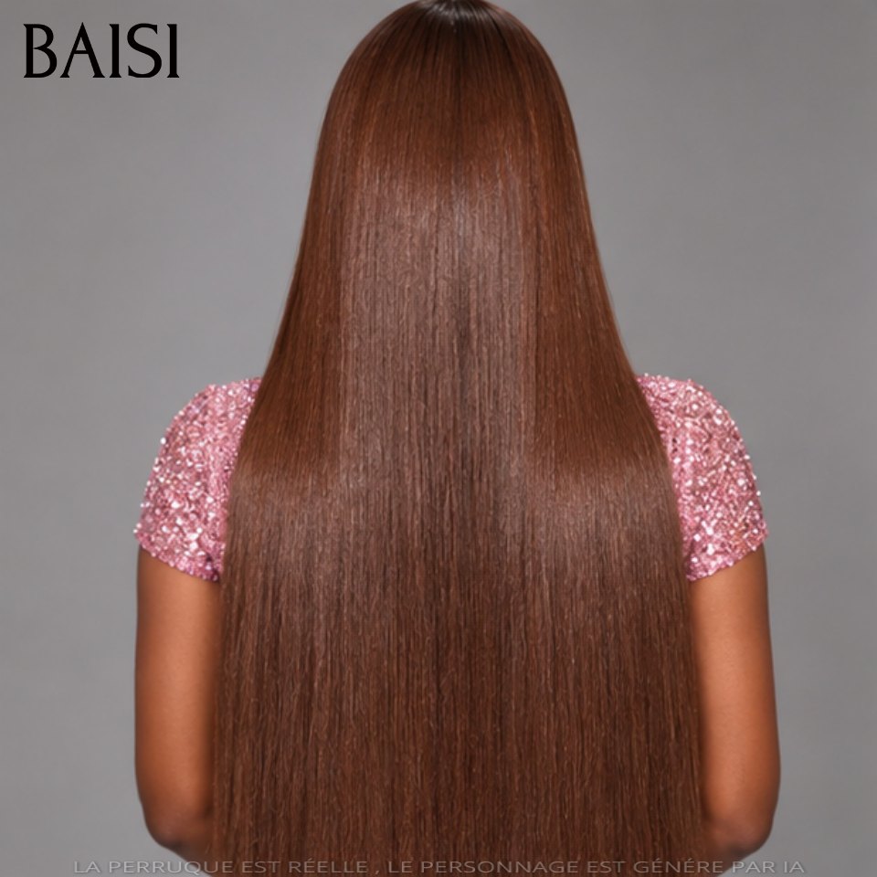 13x4 lace frontal Perruque Lisse 18 pouce 99€ raw hair marron 100% bonne qualité en 100% Cheveux Humains
