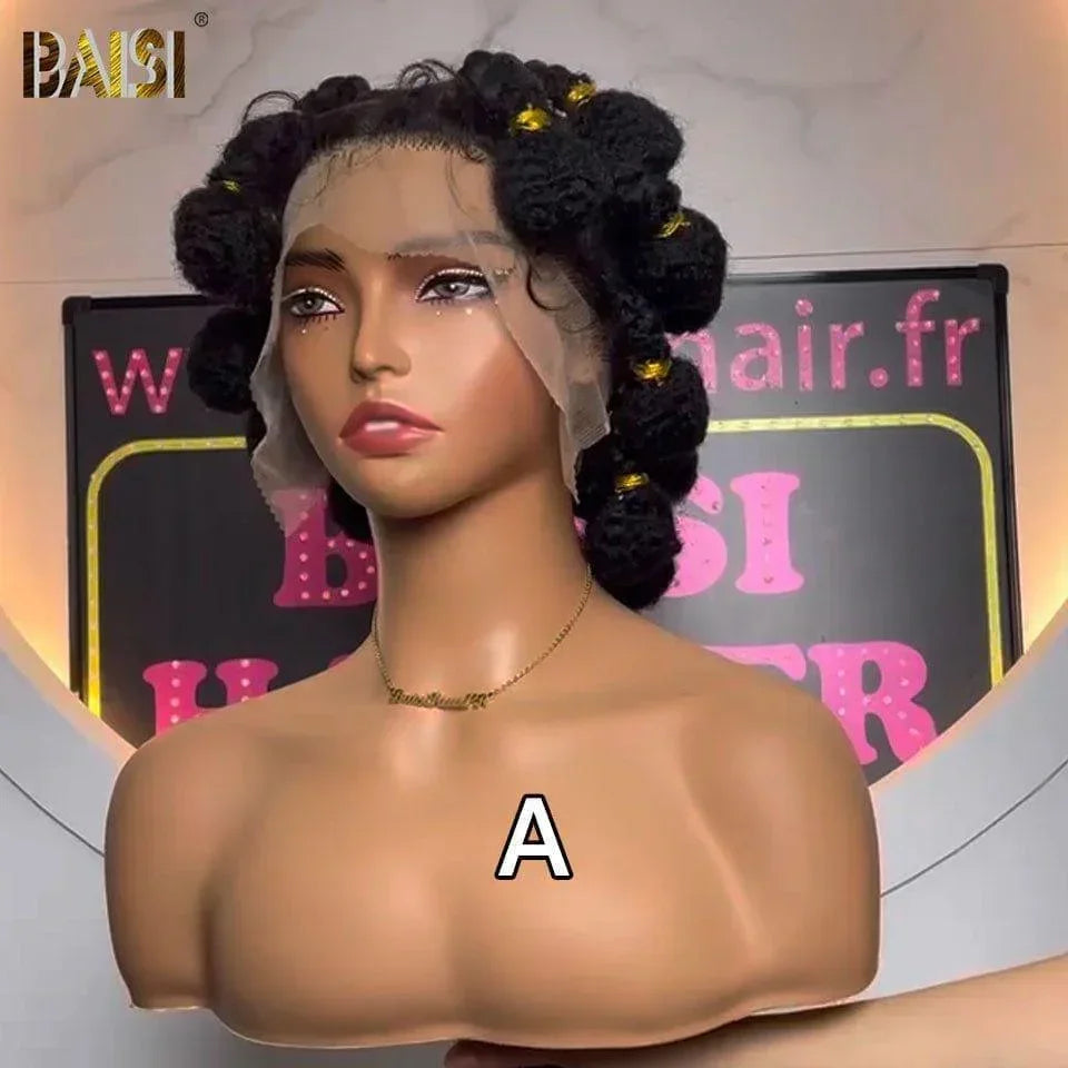 BAISI Cinq perruques différentes Box Braide Natte En Cheveux Synthetiques  BS120