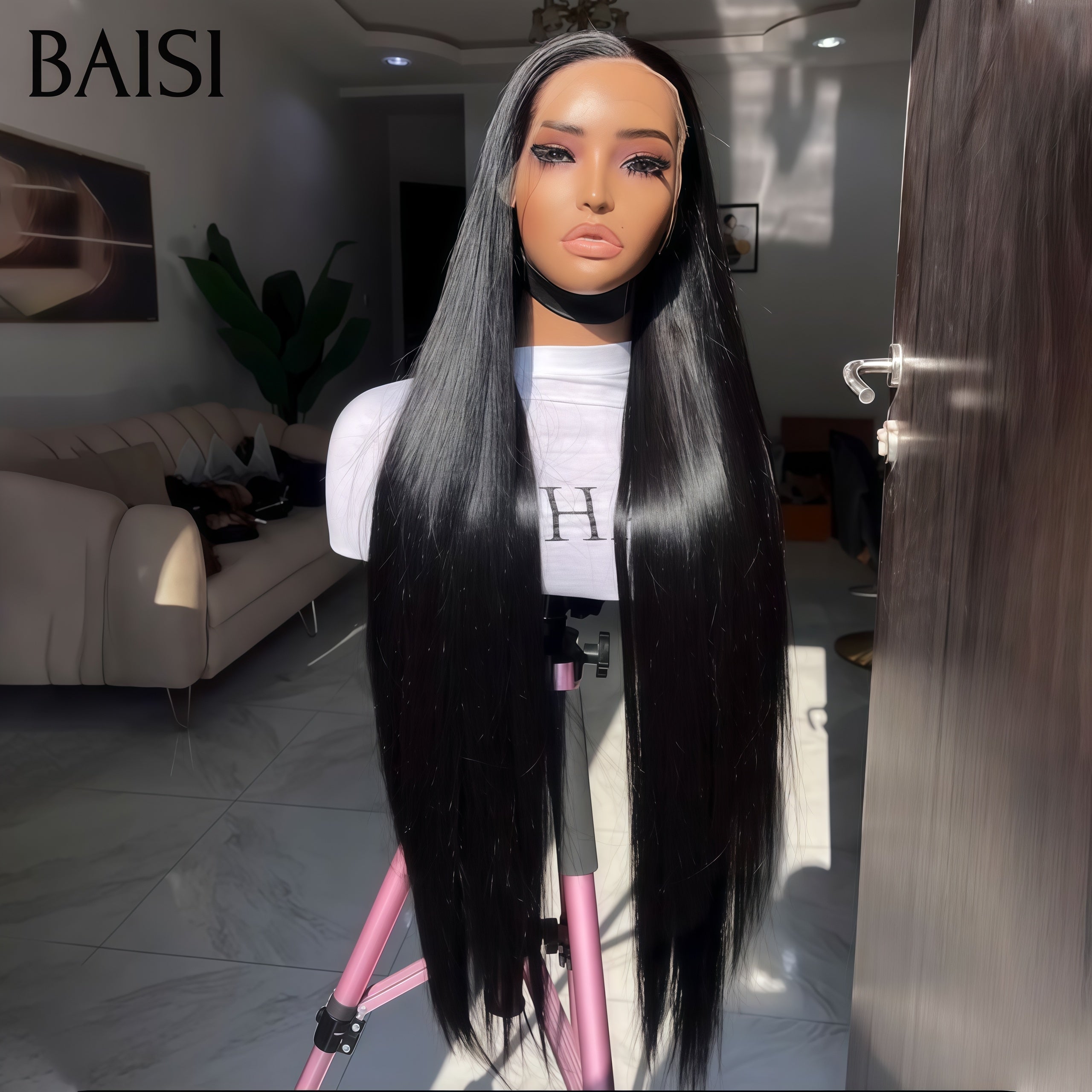 BAISI 13X4 lace frontal Lisse 32 pouces 250€ ou 3 perruques 30P Frontal en 100% cheveux humains à  moitié prix 739€ MP50