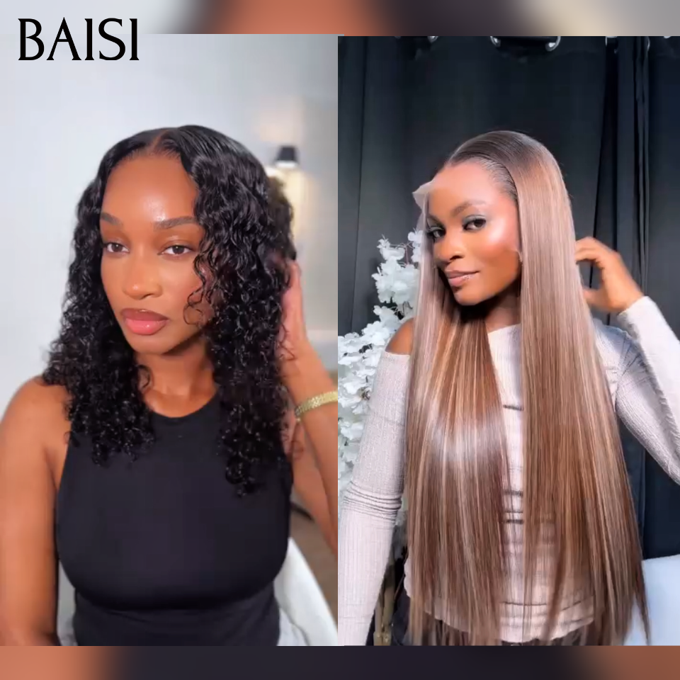 BAISI1 acquistato 1 omaggio 159€ PREZZO 13X4 lace frontal Liscio 20 Pollici Misto Miele e curly wave 12 Pollici in promo in 100% capelli umani veri, Codice: FR20
