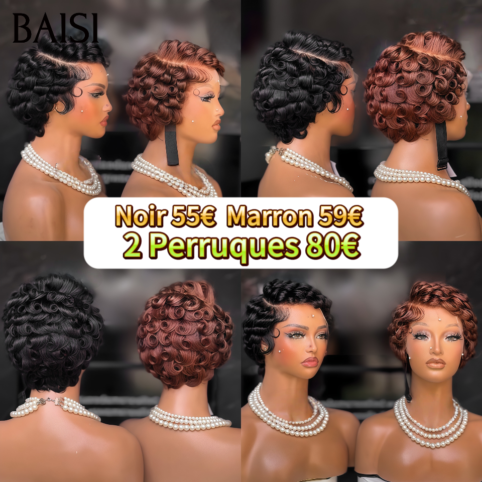 BAISI 1 Wig + 1 set = €99 in 100% real human hair (no code needed)