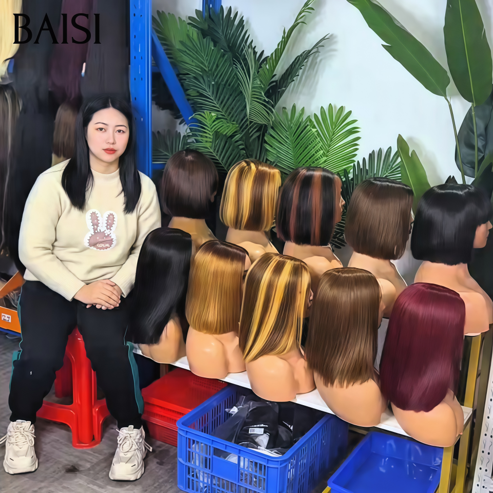 BAISI 1 bob vietnam hair 8 pouce 96€ promotion 100%  Bonne Qualité 100% Bon Marché modèles au hasard selon le stock sans retour Facile à Revendre PROMO en 100% Cheveux Humains