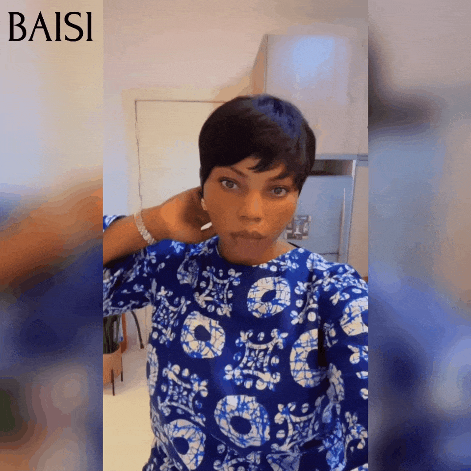 BAISI  Grande Promo petite coupe fabriqué à la machine En 100% Cheveux Humains #026 FR38