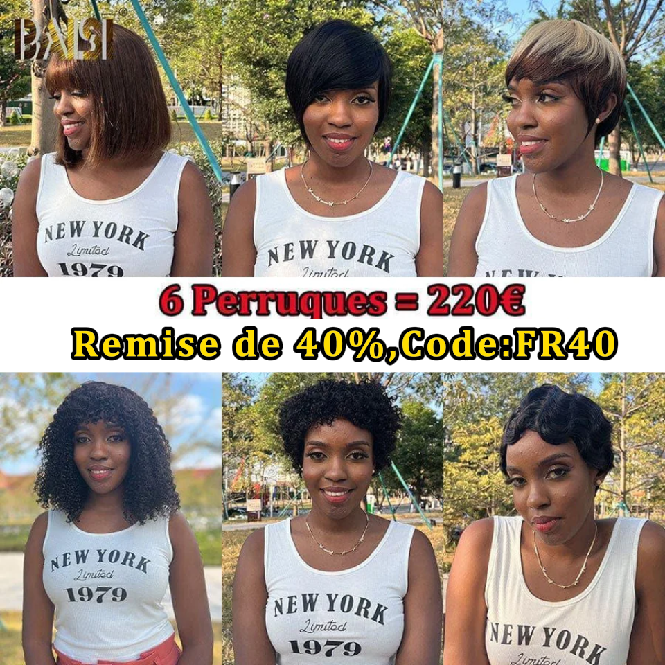 BAISI Set da 3 parrucche 229€ e 6 Parrucche Economiche 275 Euro in 100% Capelli Umani Codice B: FR20
