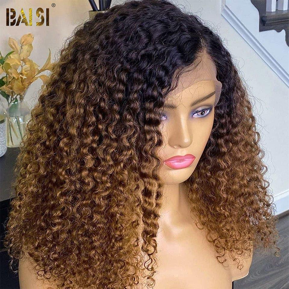 BAISI 13x4 lace frontal Lisse pixie Miel PROMO 68€ ou curly wave Marron 100% Cheveux Vierges