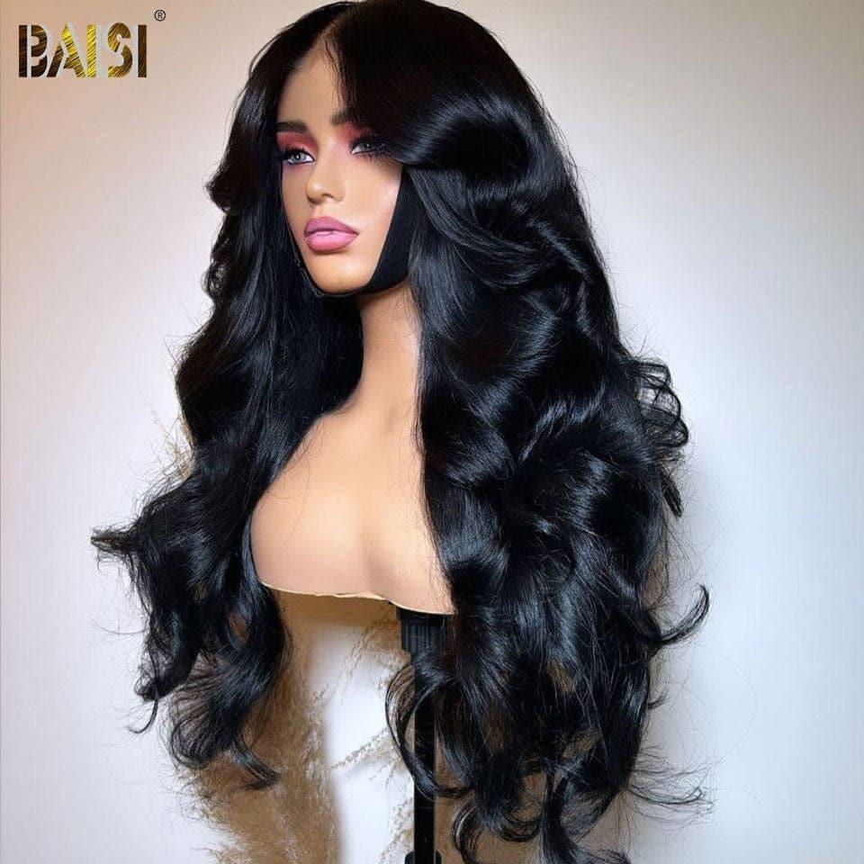 BAISI Perruque 13x4 Lace Front Perruques Curly wave 24 pouces 139€en 100% Cheveux Humains