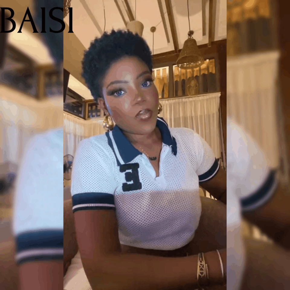 BAISI Achetez 2 perruques minimum au prix d'usine Perruque Pixie Afro Curl 13x4 lace frontal bouclé partout différentes couleurs disponibles en 100% cheveux humains F-905