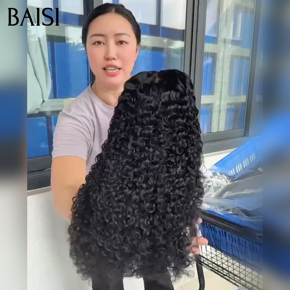 txt
BAISI Peruca Lace 13x4 sem cola 18 polegadas 99€ na cor PRETO curly wave em 100% cabelo humano