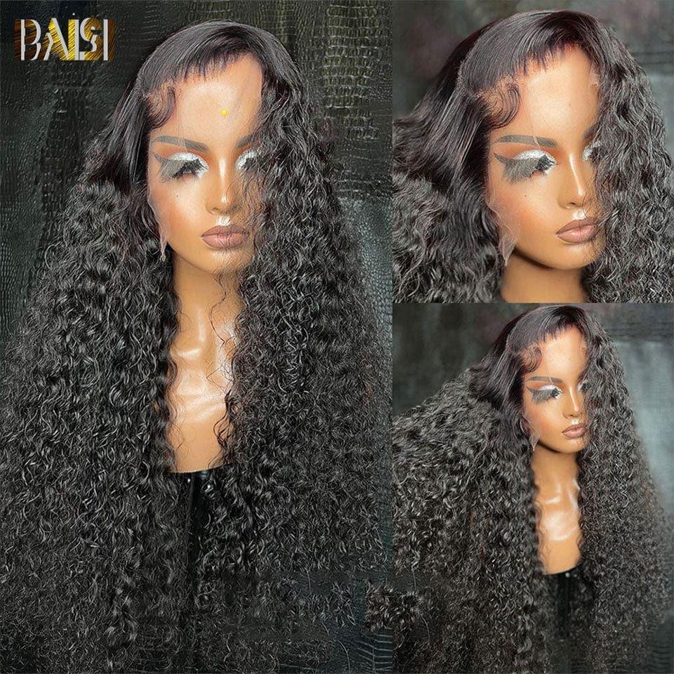 BAISI Perruque 13x4 Lace Front Perruques Curly wave 24 pouces 139€en 100% Cheveux Humains