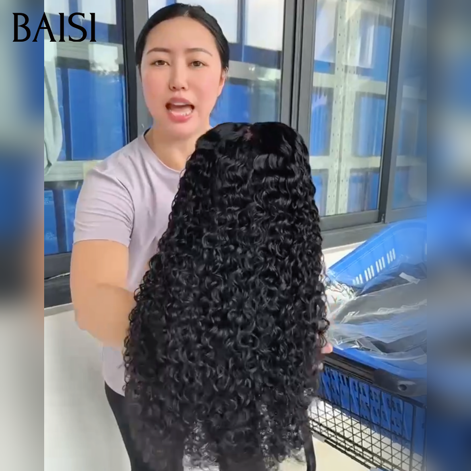 txt
BAISI Peruca Lace 13x4 sem cola 18 polegadas 99€ na cor PRETO curly wave em 100% cabelo humano