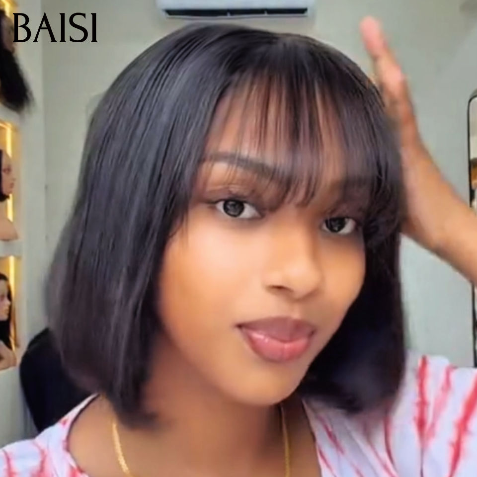 BAISI promotion 3 perruques 169€ au lieu de 269€ Trois différentes modèles, Différentes Couleurs en 100% Cheveux Humains