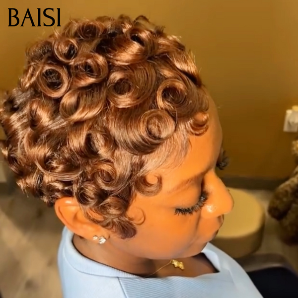 BAISI Perruque Chioma Noir 45€ ou Chioma Marron 55€ 6Pouces Qualité Impeccable Très Populaires en 100% cheveux humains
