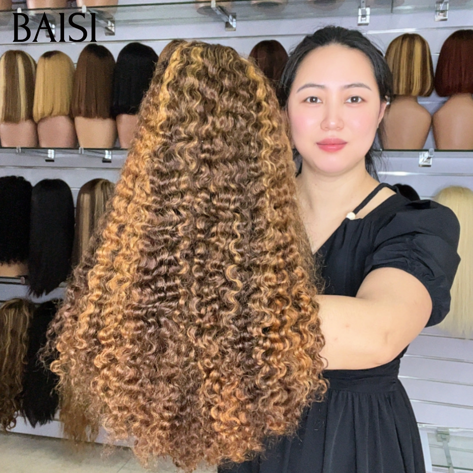 BAISI 4 Perruques LA BEAUTE  Longues Raw Hair En Gros Offre Spéciale En Carton pour Revendeurs Très Bonne Qualité 100% Cheveux Humains
