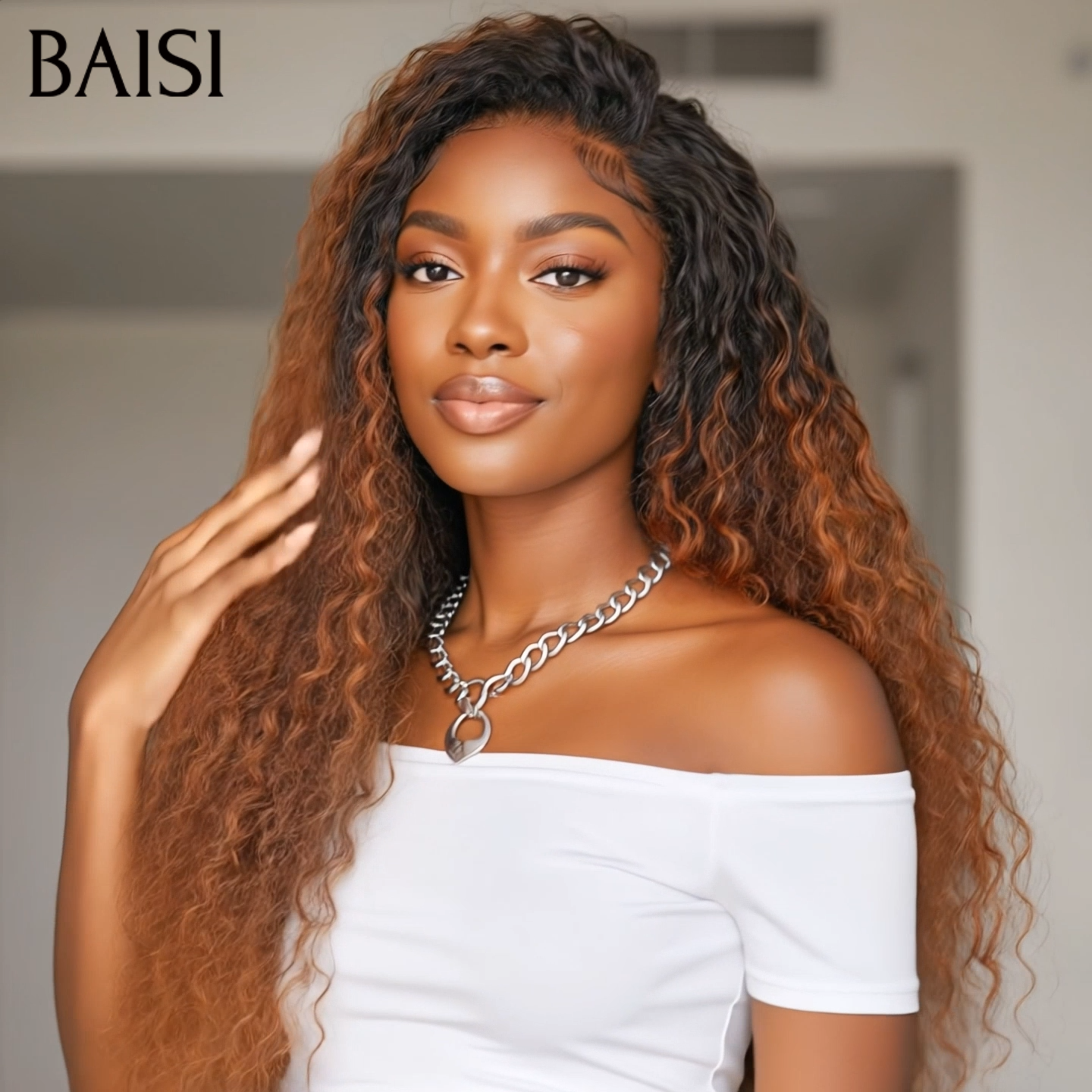 BAISI 13x4 Lace Lot de 3 Perruques Longues 20Pouces + 1 Perruque Gratuite  à Bon Prix Idéales Pour Revendre en 100% Cheveux Humains