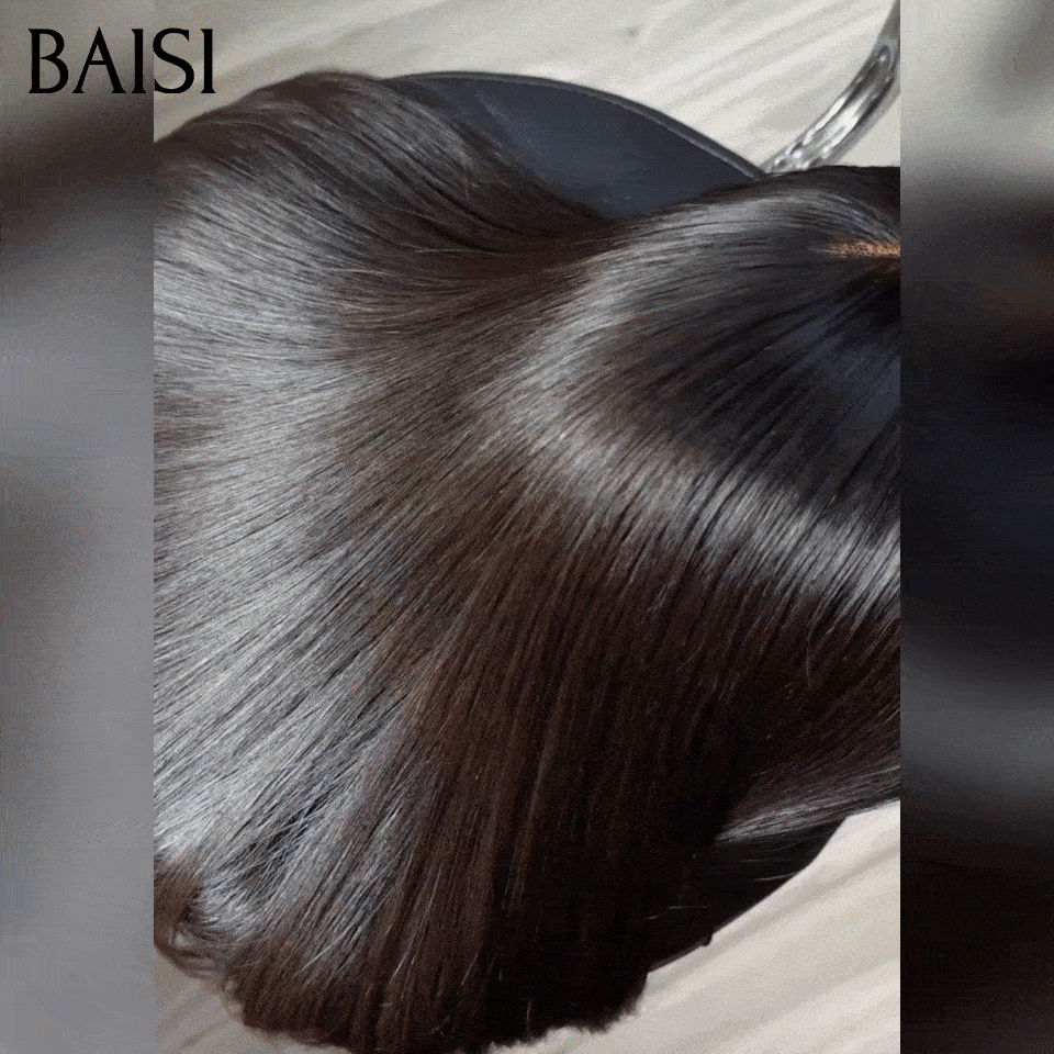 BAISI 4x4 Lace Perruque bob Lisse Noir Raw Hair 10pouces 59€ Prix Imbattable Deja En France Ou Bob Lisse Noir 12Pouces 100% Vietnam Hair TOP QUALITE en 100% Cheveux Humains