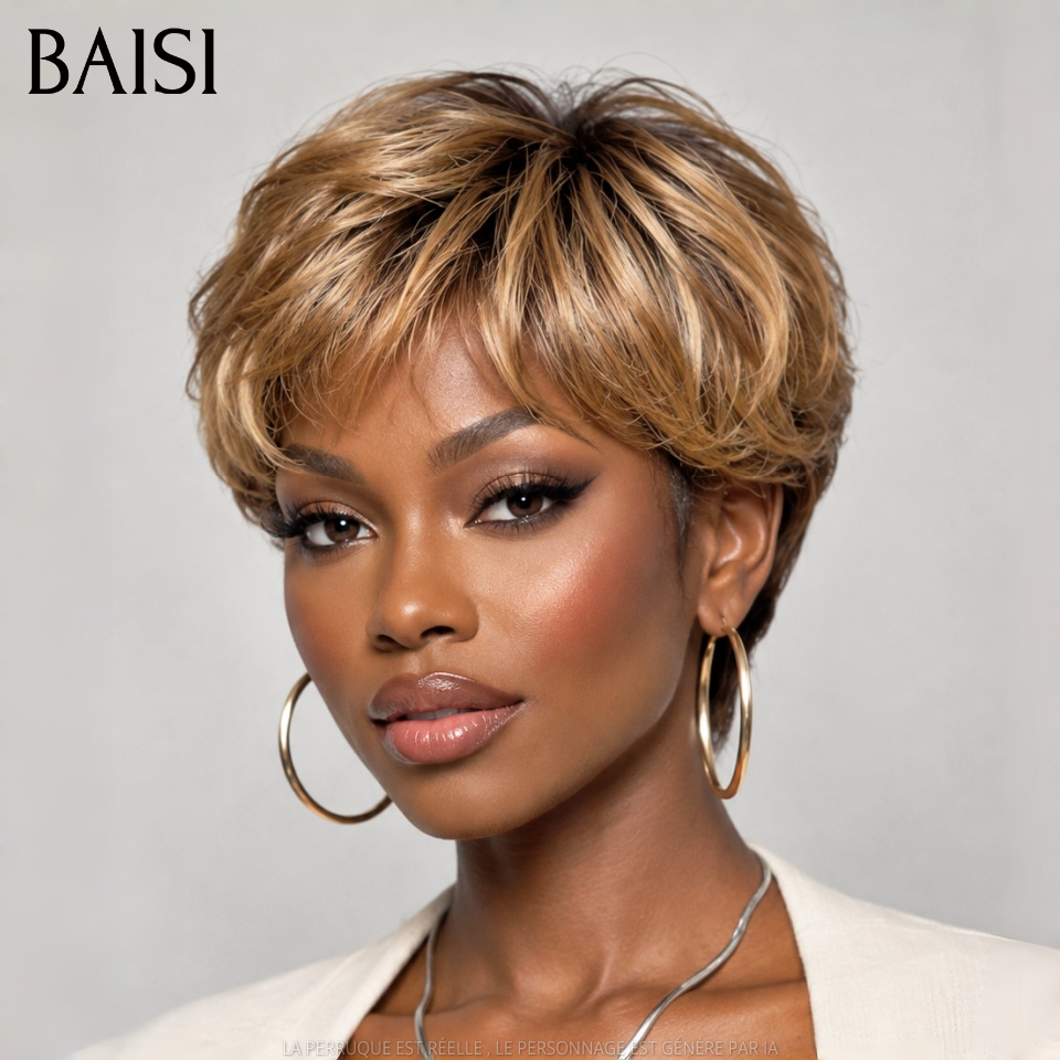 BAISI 2 Perruques Sans Colle 75€ Lisse et afro ou 12 Perruques en FRANCE 1200€ PRIX en promo en 100% vrais cheveux humains
