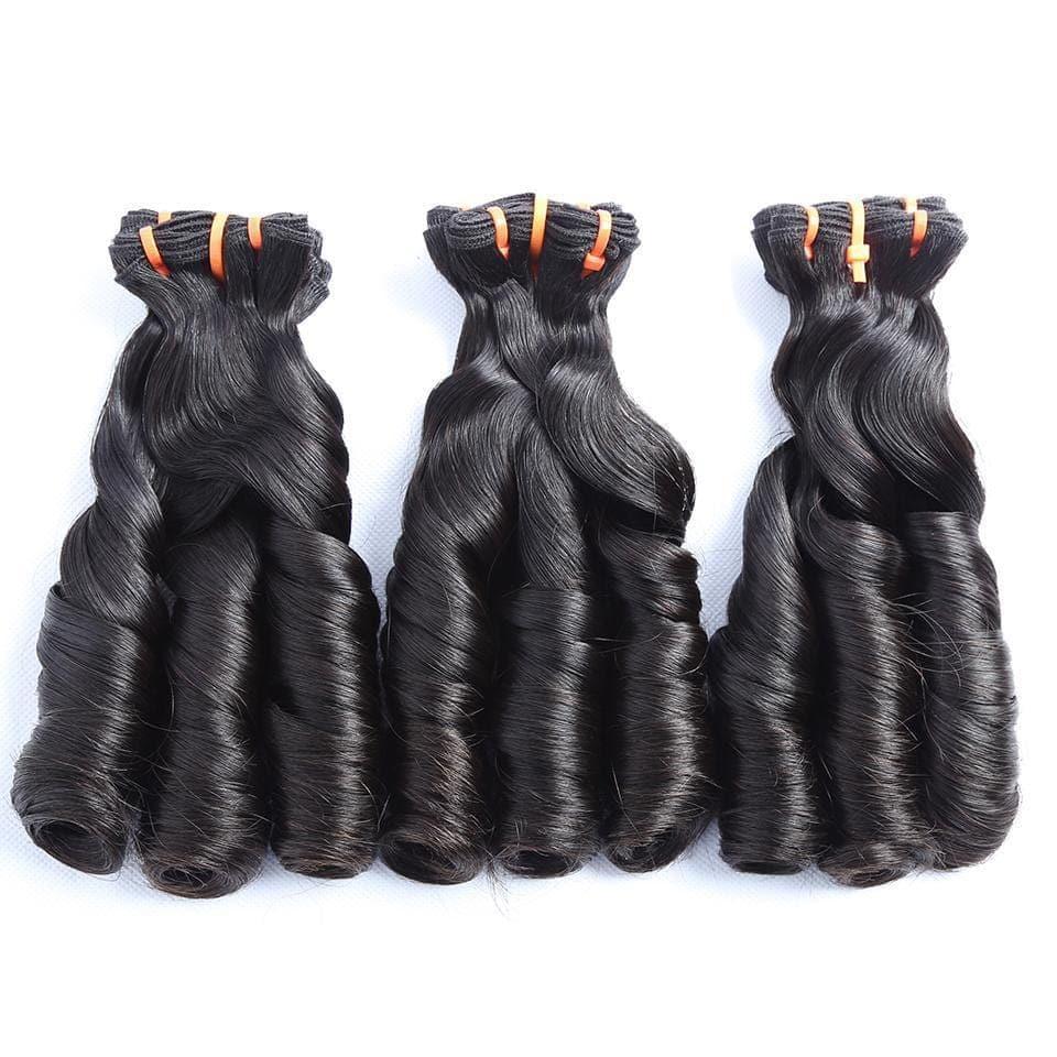 BAISI 15A Grade 3 Boules de Tissages Cheveux Vierges 100% Vietename Hair Double Drawn Fumi Hair Spring Curly