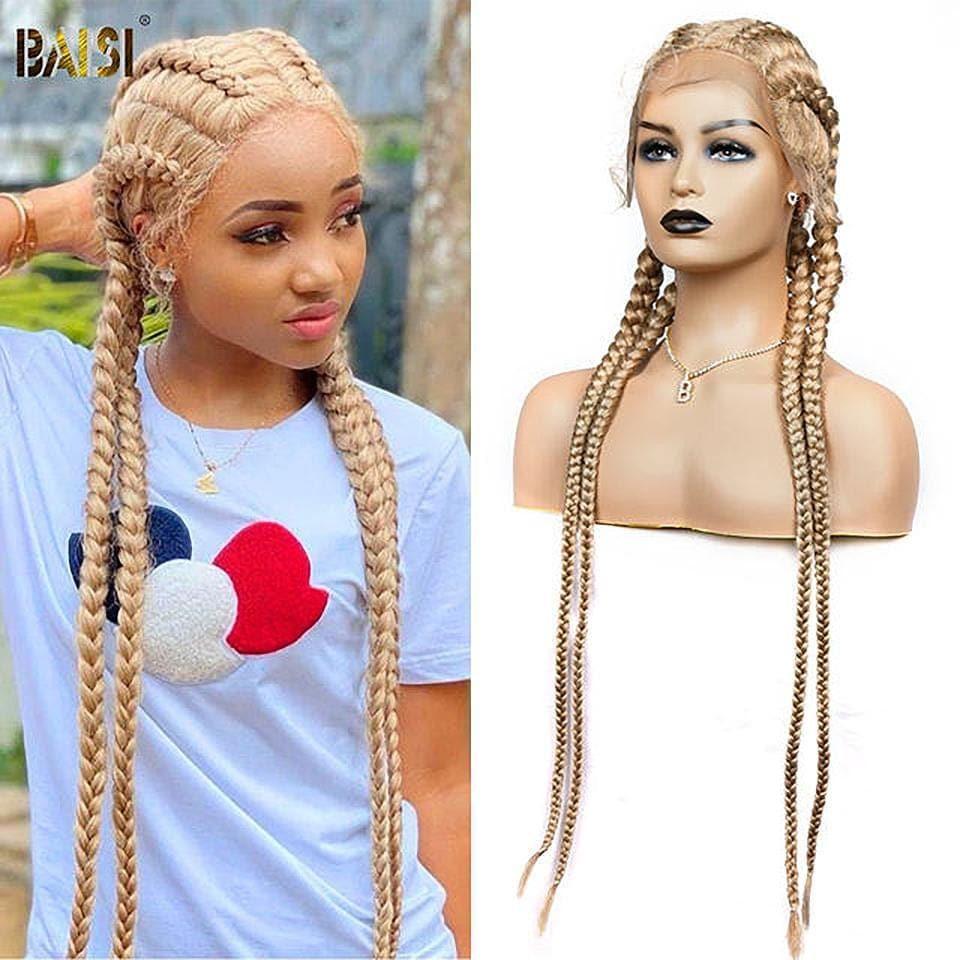 BAISI NATTES DE 30 POUCES EN 100% Cheveux synthétiques