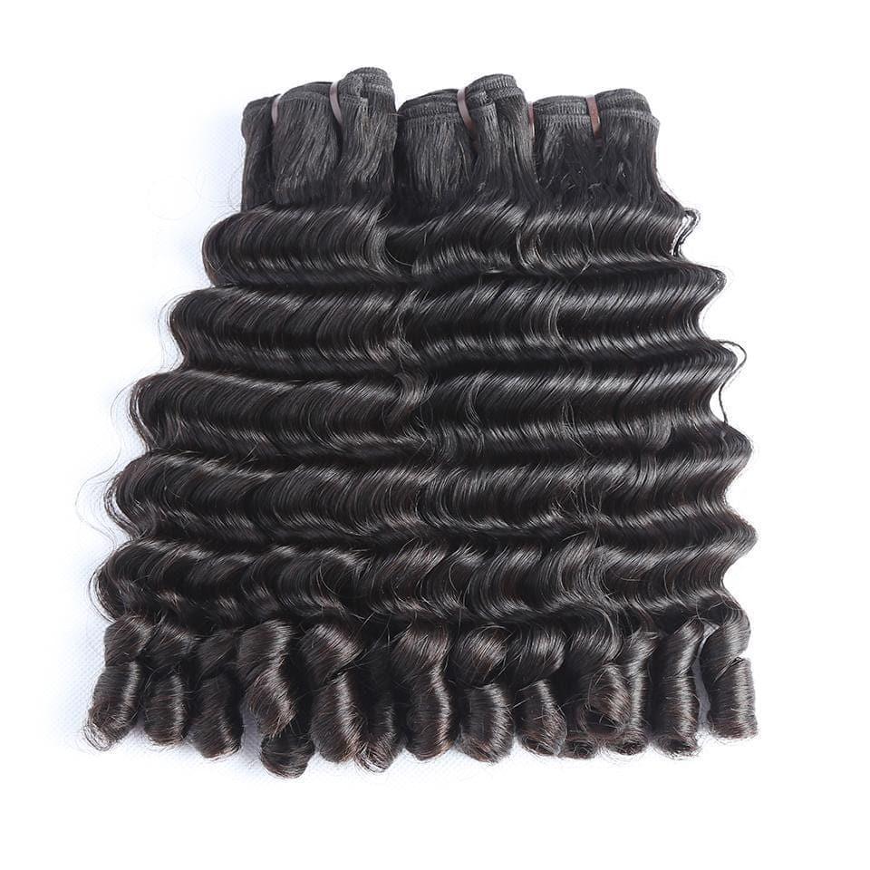 BAISI 15A Grade 3 Boules de Tissages Cheveux Vierges 100% Vietename Hair Double Drawn Fumi Hair Fumi Deep