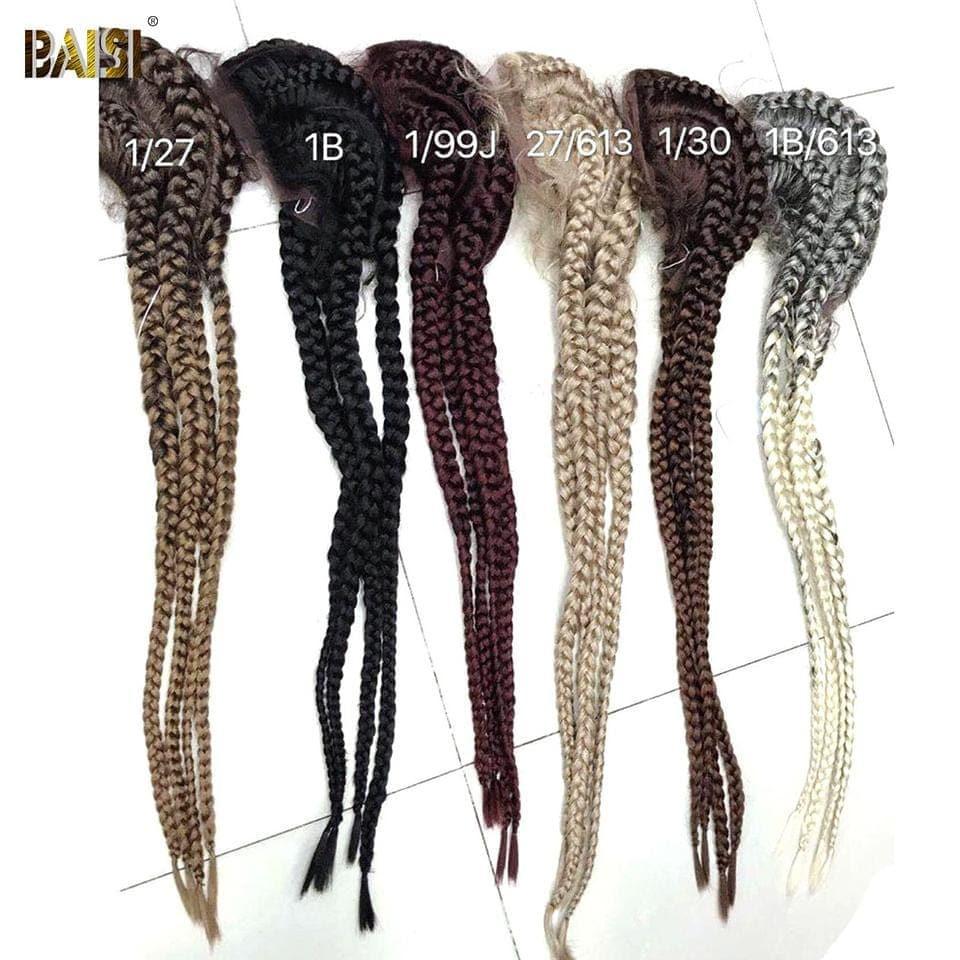 BAISI NATTES DE 30 POUCES EN 100% Cheveux synthétiques