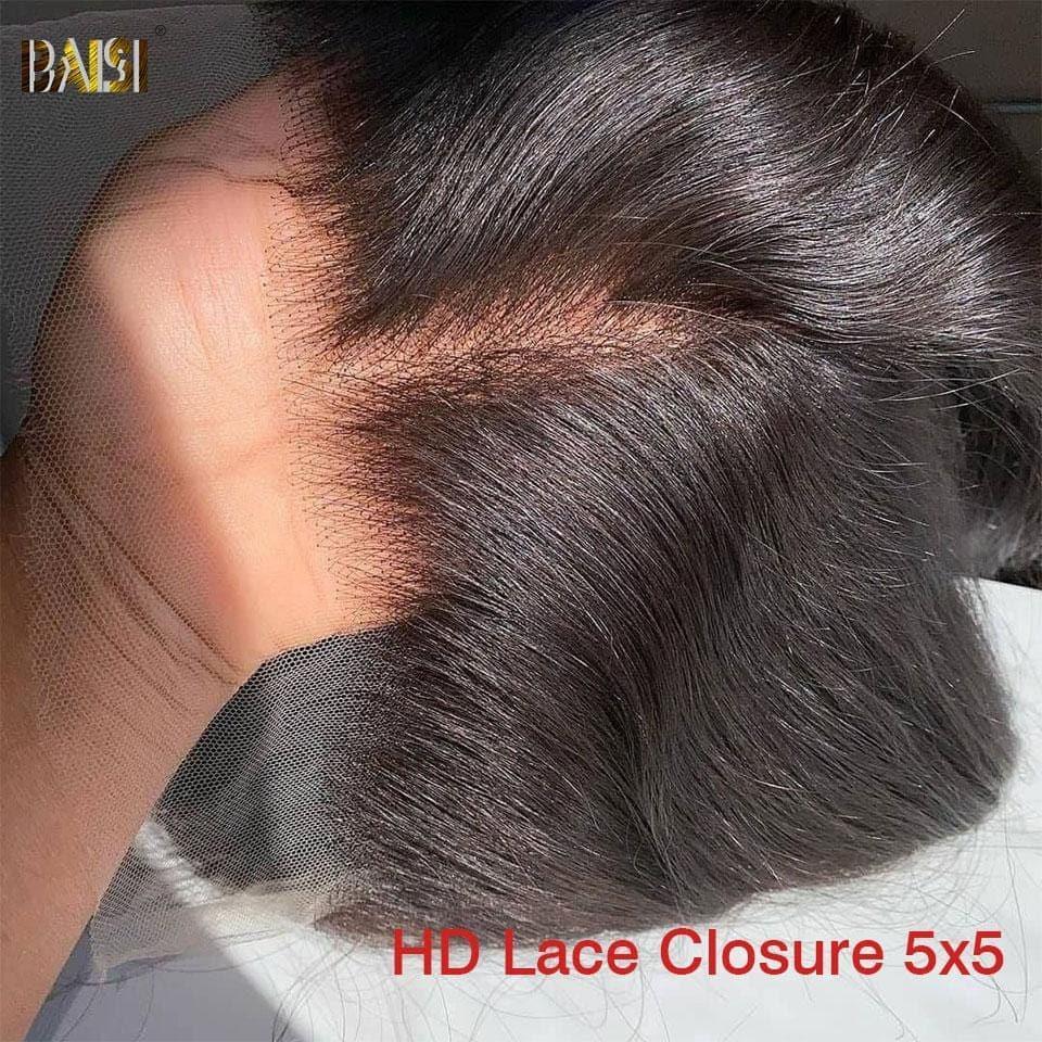 BAISI Hd Lace Closure 5x5 Dentelle Maigre Invisible