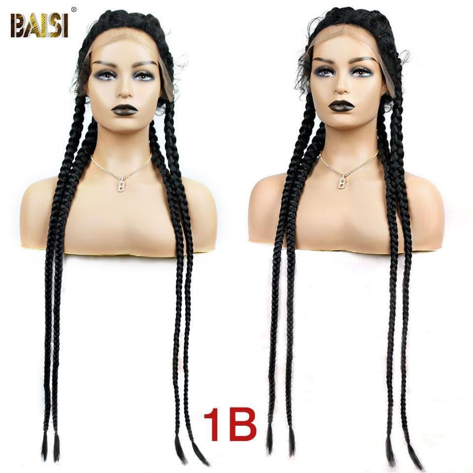 BAISI NATTES DE 30 POUCES EN 100% Cheveux synthétiques