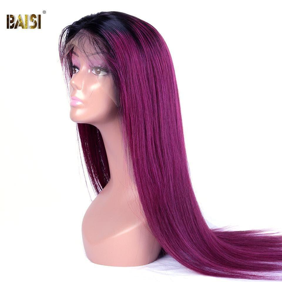 BAISI Perruque Lisse Rose Fushia