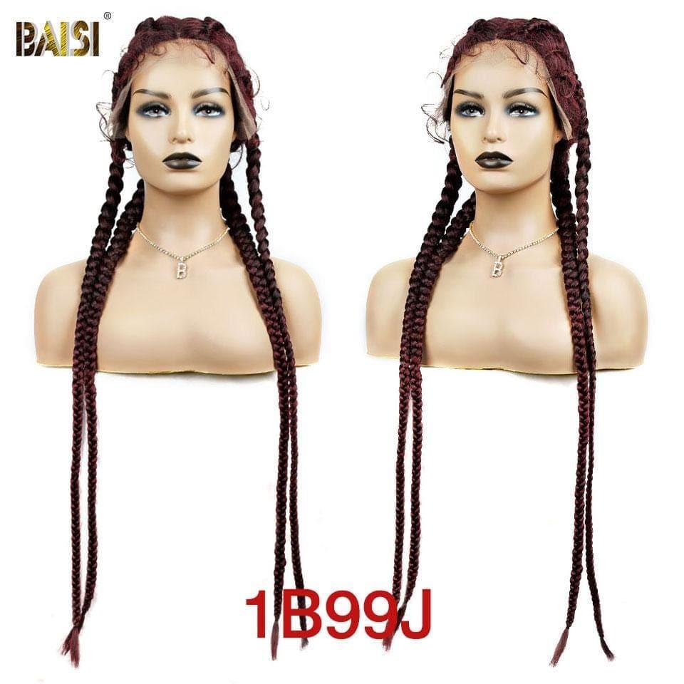 BAISI NATTES DE 30 POUCES EN 100% Cheveux synthétiques