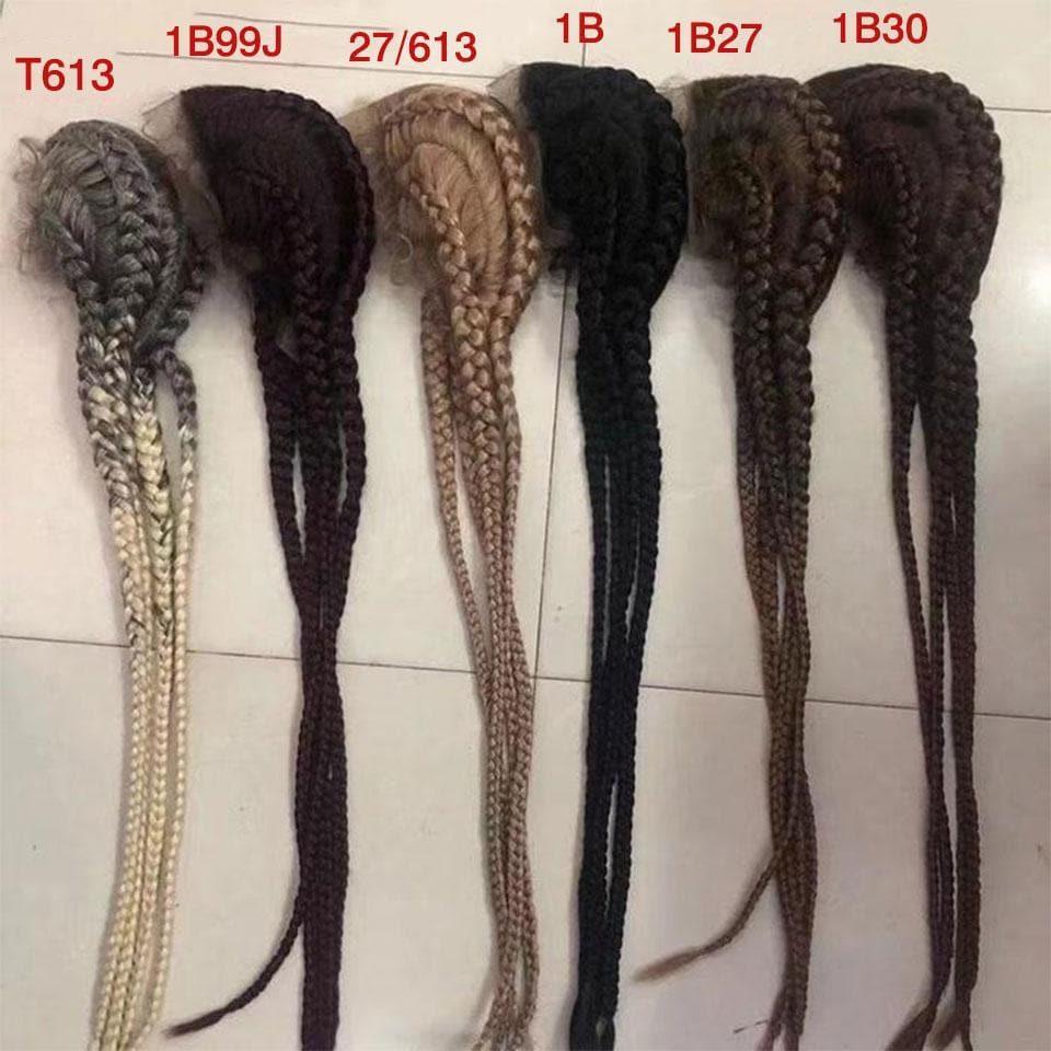 BAISI NATTES DE 30 POUCES EN 100% Cheveux synthétiques