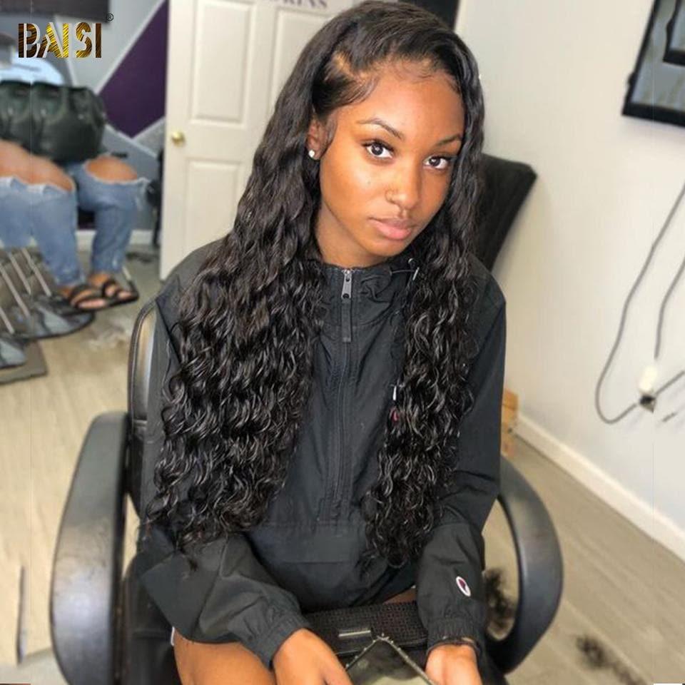 BAISI 10A Tissage Avec Closure/Frontal En Grand Solde Water Wave