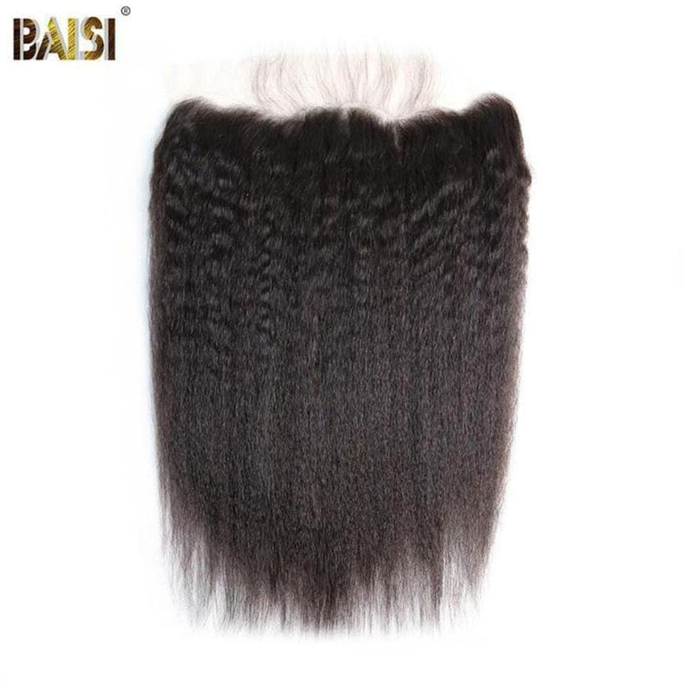 BAISI 10A Tissage Avec Closure/Frontal En Grand Solde Kinky Straight