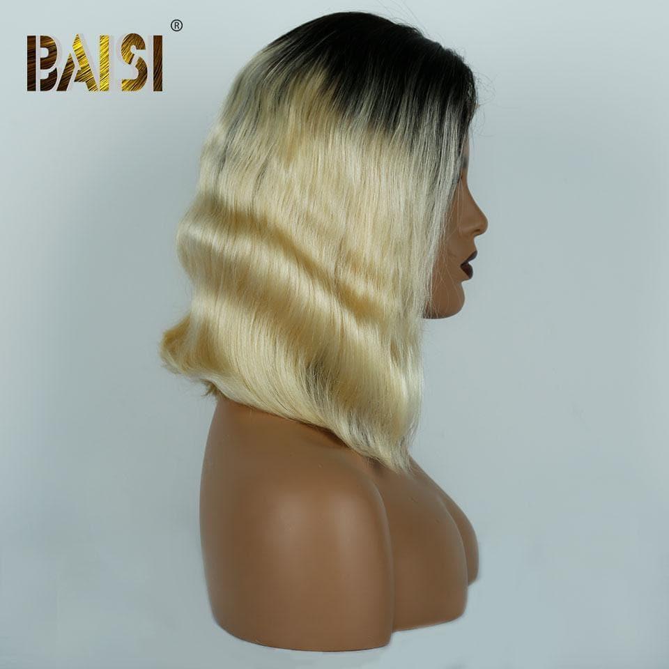 BAISI  4X4 Lace Closure Perruques #1B613 180% Densité Body Wave&Lisse