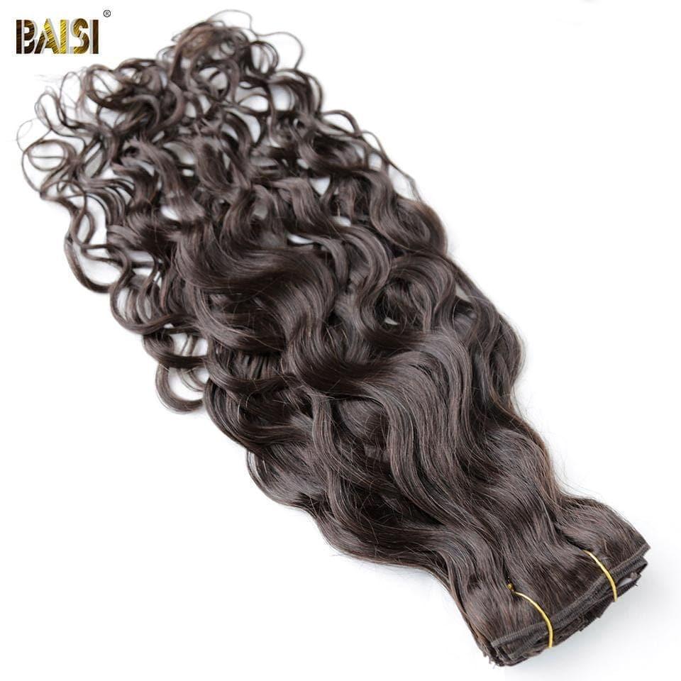BAISI Extensions À Clips #2 Body Wave En 100% Cheveux Humains 8 Pièces et 120G Par Lot