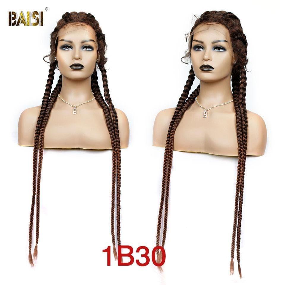 BAISI NATTES DE 30 POUCES EN 100% Cheveux synthétiques