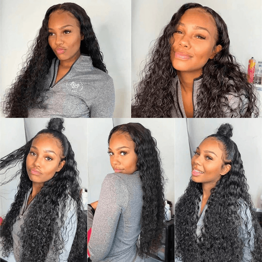 BAISI Sexy Cheveux Longues En 100% Cheveux Humains Deep Wave