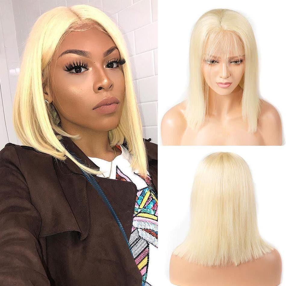 BAISI Perruque Carrée Coloréé Personnalisée En 100% Cheveux Naturels
