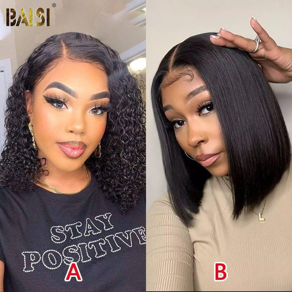 BAISI un lisse 76€ 4x4 lace closure 10 pouces ou Quatre Perruques Conbinée 319€