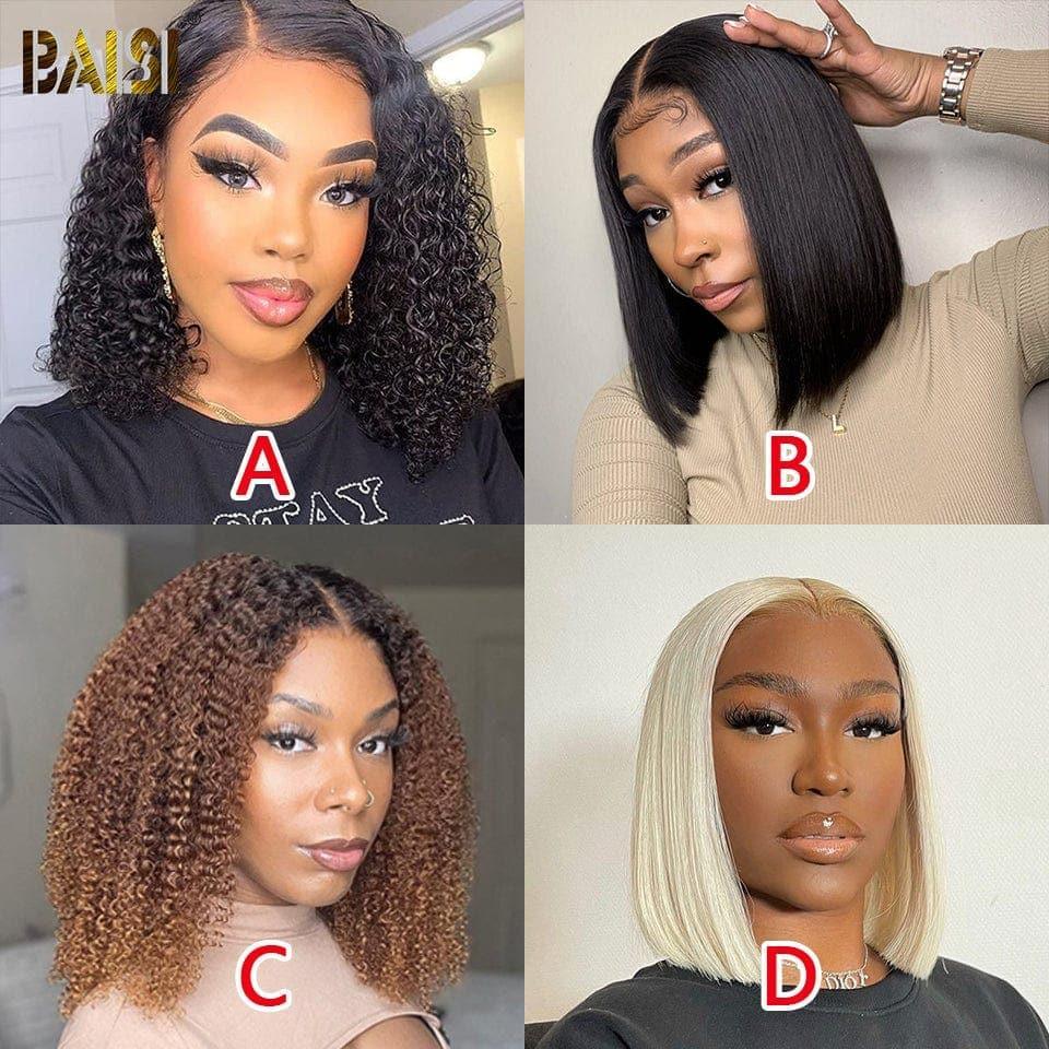 BAISI un lisse 76€ 4x4 lace closure 10 pouces ou Quatre Perruques Conbinée 319€