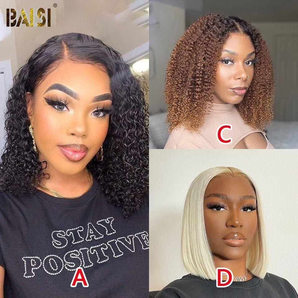 BAISI un lisse 76€ 4x4 lace closure 10 pouces ou Quatre Perruques Conbinée 319€