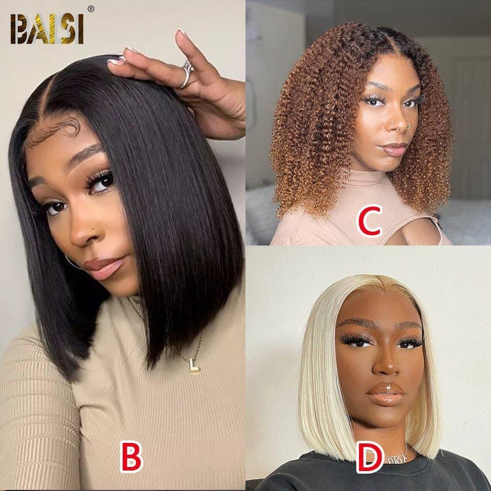 BAISI un lisse 76€ 4x4 lace closure 10 pouces ou Quatre Perruques Conbinée 319€