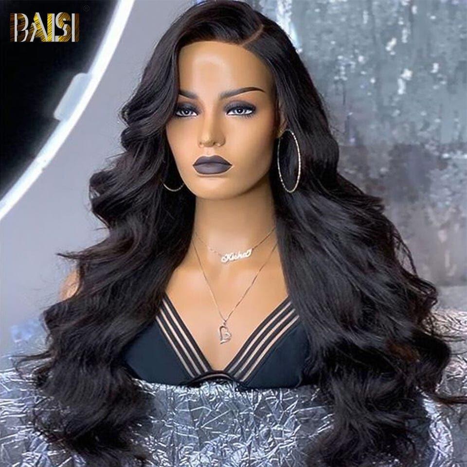 BAISI Achetez 2 perruques minimum au prix d'usine fournisseur Perruque Body Wave  Pré-plucked Pas Besoin de Colle en 100% Raw Hair Lace déjà couper(Pas Besoin de Code)