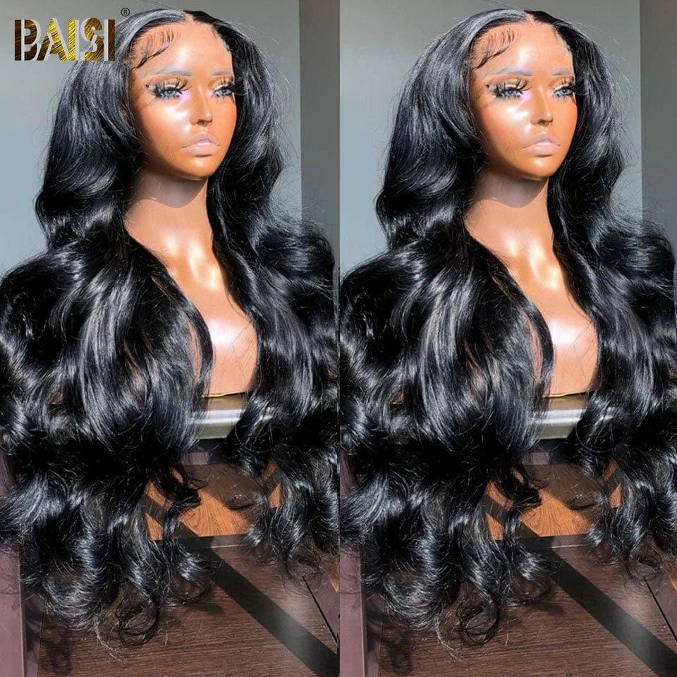 BAISI peruca closure 4x4 body wave extra longa 30 polegadas 200€ em 100% cabelo humano