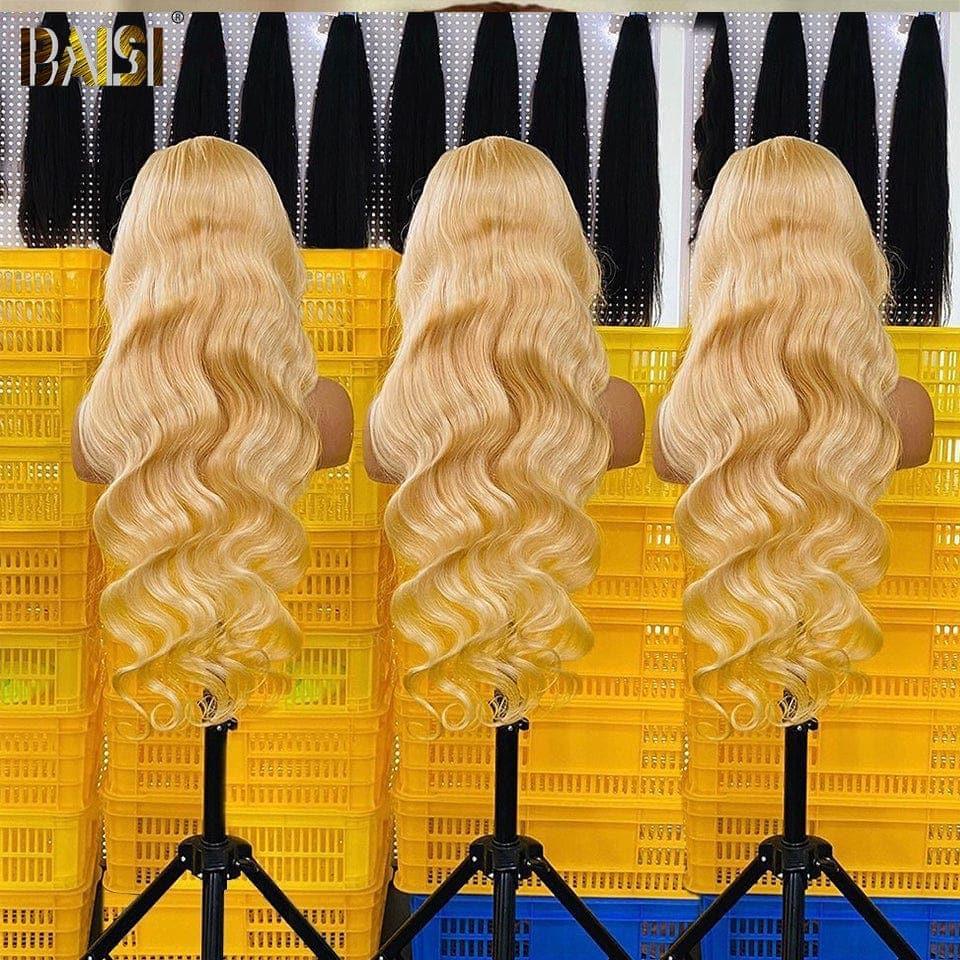 BAISI HAIR FR Perruque Personnalisée Couleur Blonde #613 Body Wave Bonne Qualité en 100% Vrais Cheveux