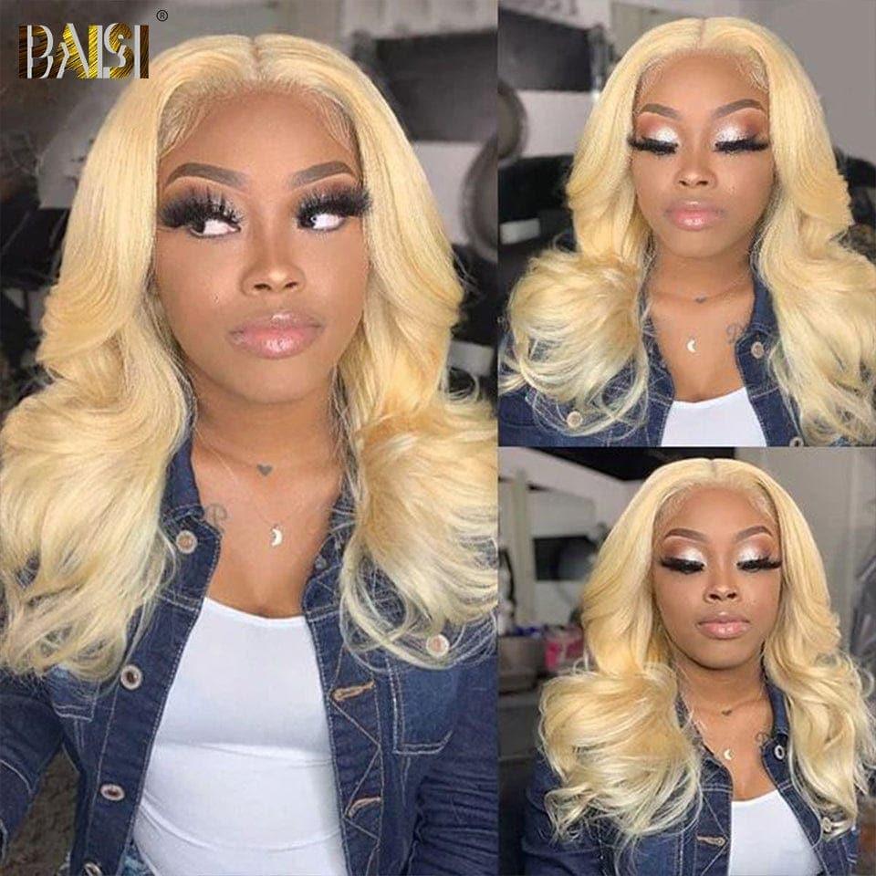 BAISI Acquista almeno 2 parrucche al prezzo di fabbrica fornitore 13X4 Frontal Parrucca Body Wave Bionda 613# In 100% Capelli Umani Veri (Nessun Codice Necessario)